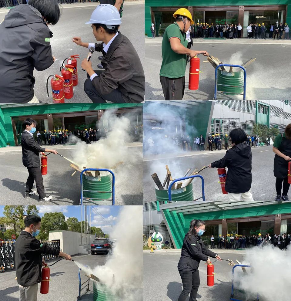 薩震節(jié)能空壓機(jī)開展消防演練，防患于未然！.jpg